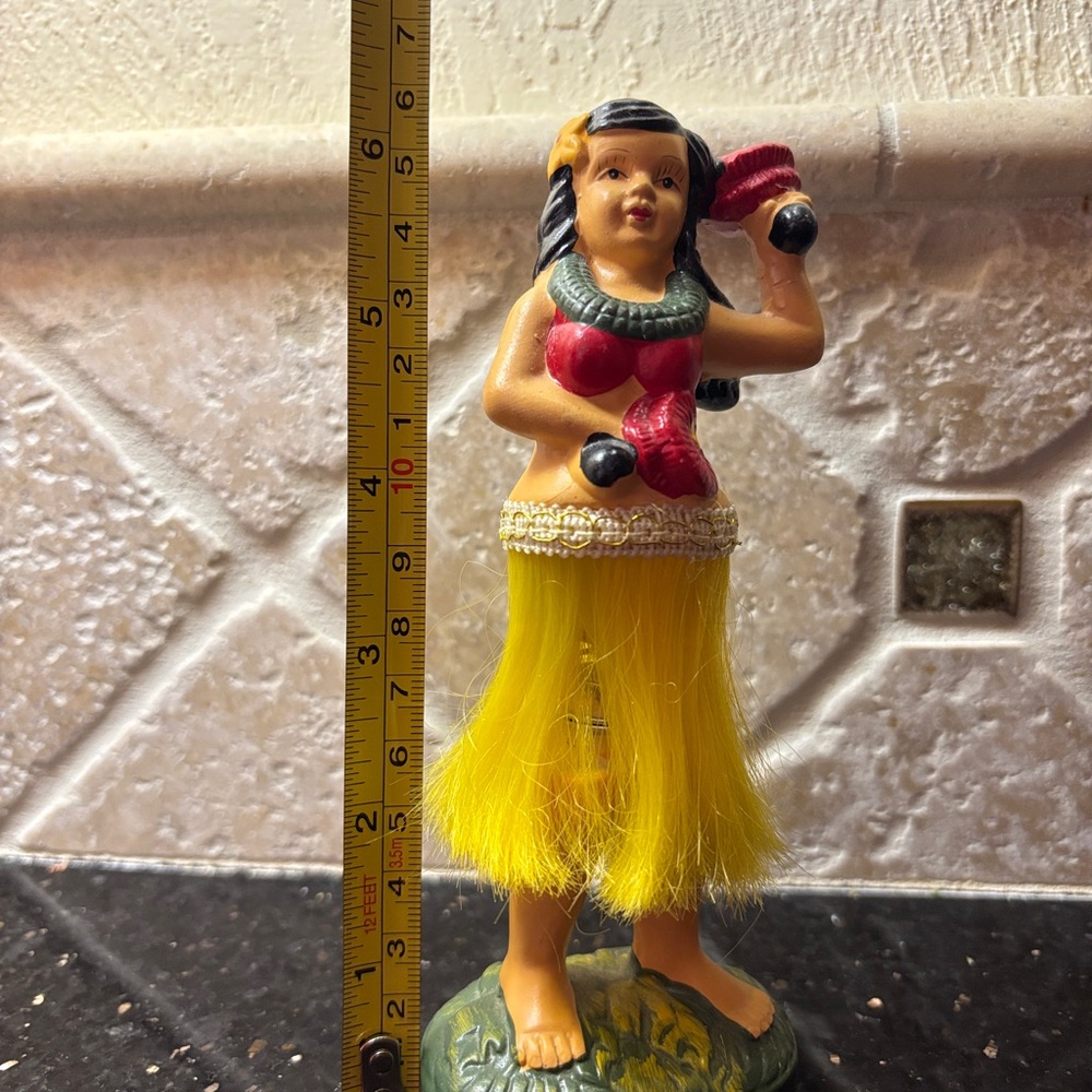 Rare Bobble Hula Girl Ceramic Figurine - Aston Hawaii Promotional Item 1990’s - Picture 13 of 13